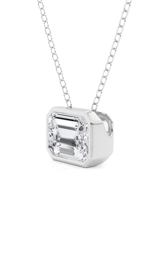 商品Badgley Mischka|14K Gold Emerald Cut Lab-Created Diamond Pendant Necklace - 1.0ct,价格¥7612,第4张图片详细描述