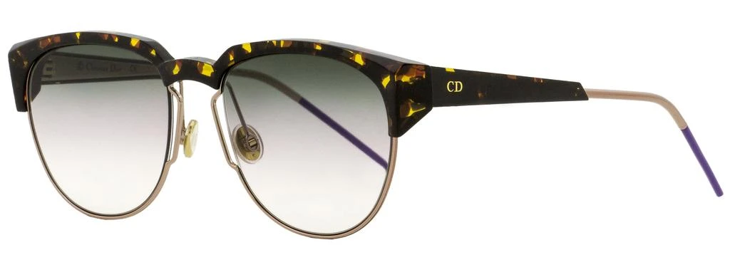 商品Dior|Dior Women's Faceted Sunglasses Spectral 01KSO Havana/Gold/Violet 53mm,价格¥1112,第1张图片