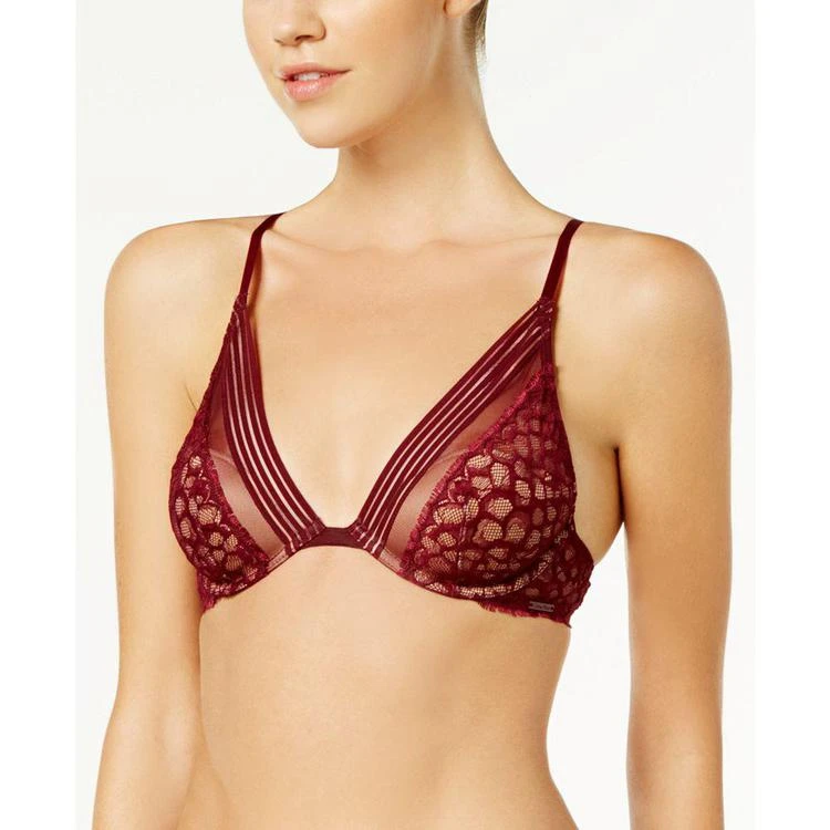 商品Calvin Klein|Vixen Molded Lace Bra QF4061,价格¥207,第1张图片