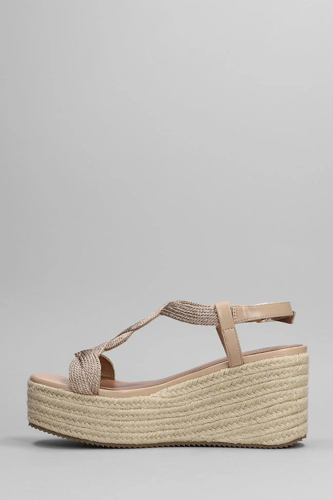 商品Bibi Lou|Bibi Lou Wedges In Powder Synthetic Fibers,价格¥1180,第3张图片详细描述