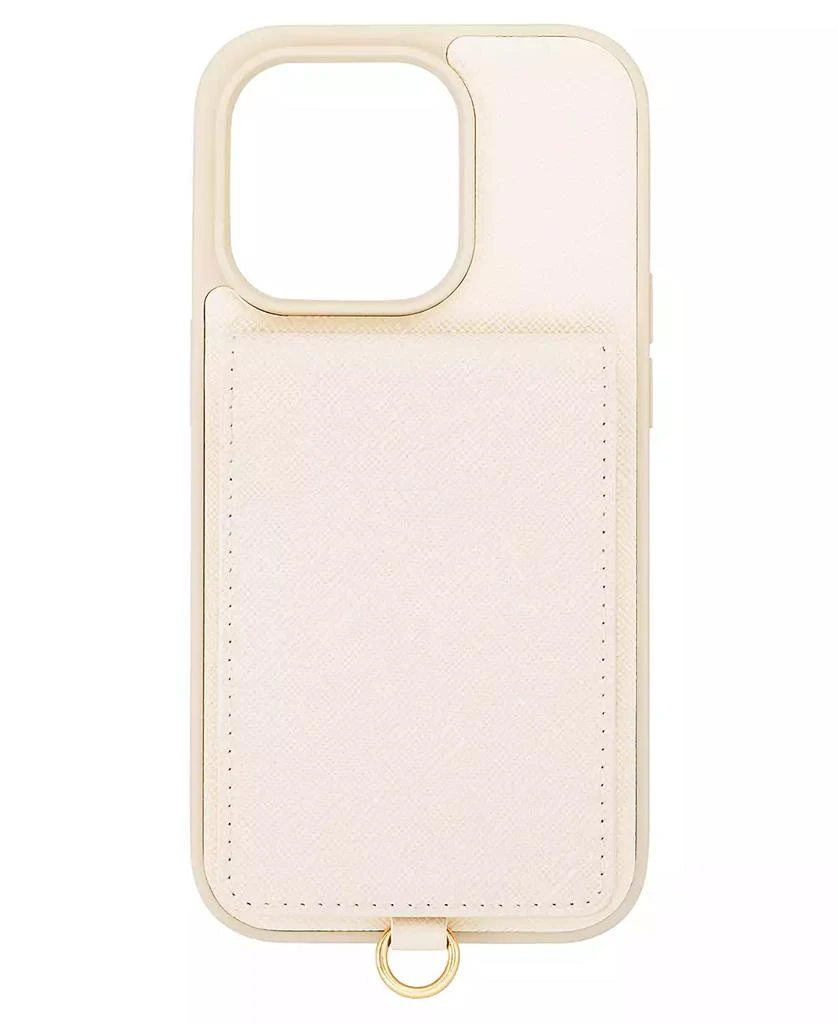 商品Anne Klein|Women's Ivory Saffiano Leather Case designed for iPhone® 15 Pro Max,价格¥348,第1张图片