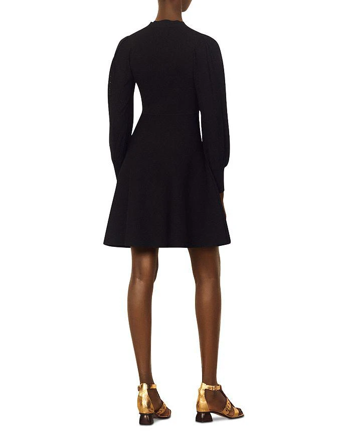 商品Sandro|Louise Fit And Flare Dress,价格¥1255,第2张图片详细描述