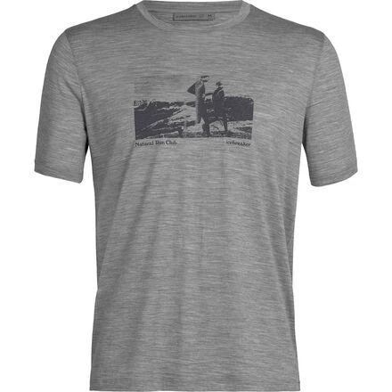 商品Icebreaker|Tech Lite II Natural Run Club Short-Sleeve T-Shirt - Men's,价格¥316,第2张图片详细描述