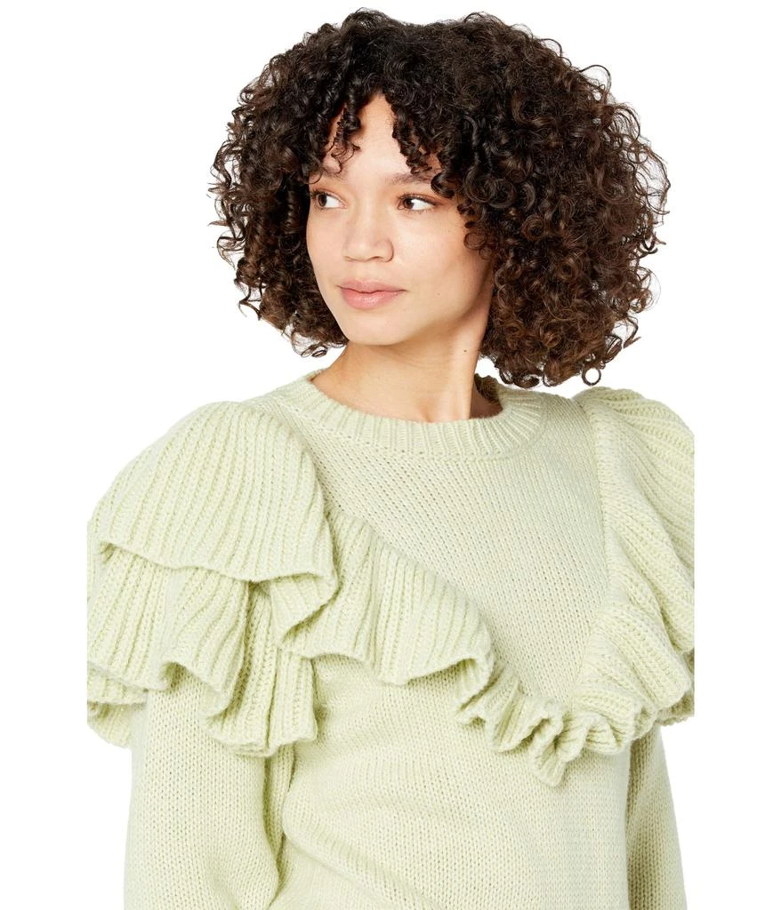 商品MINKPINK|Carice Ruffle Knit,价格¥662,第3张图片详细描述