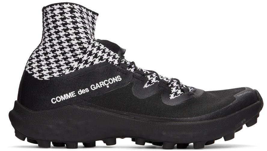 商品Comme des Garcons|Black & White Salomon Edition Cross Sneakers,价格¥3104,第1张图片