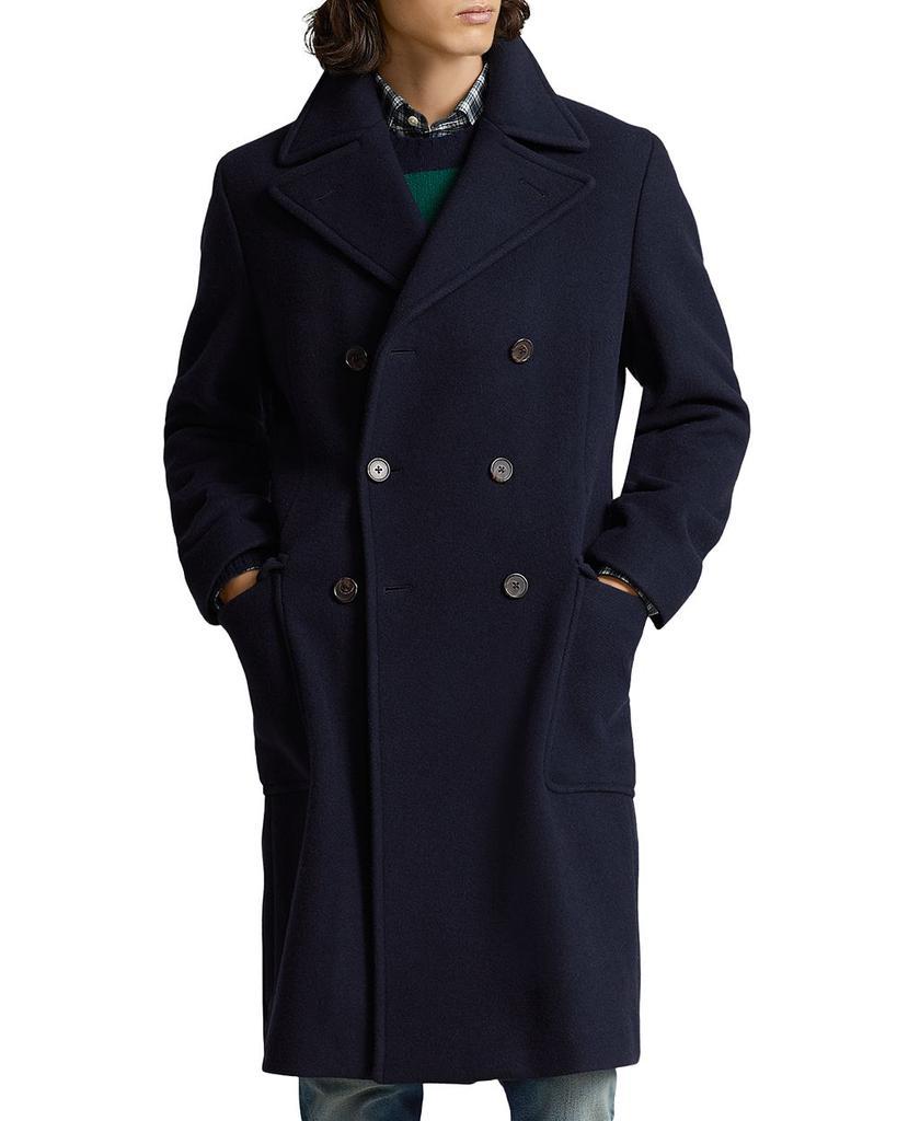 商品Ralph Lauren|Double Breasted Topcoat,价格¥5916,第1张图片