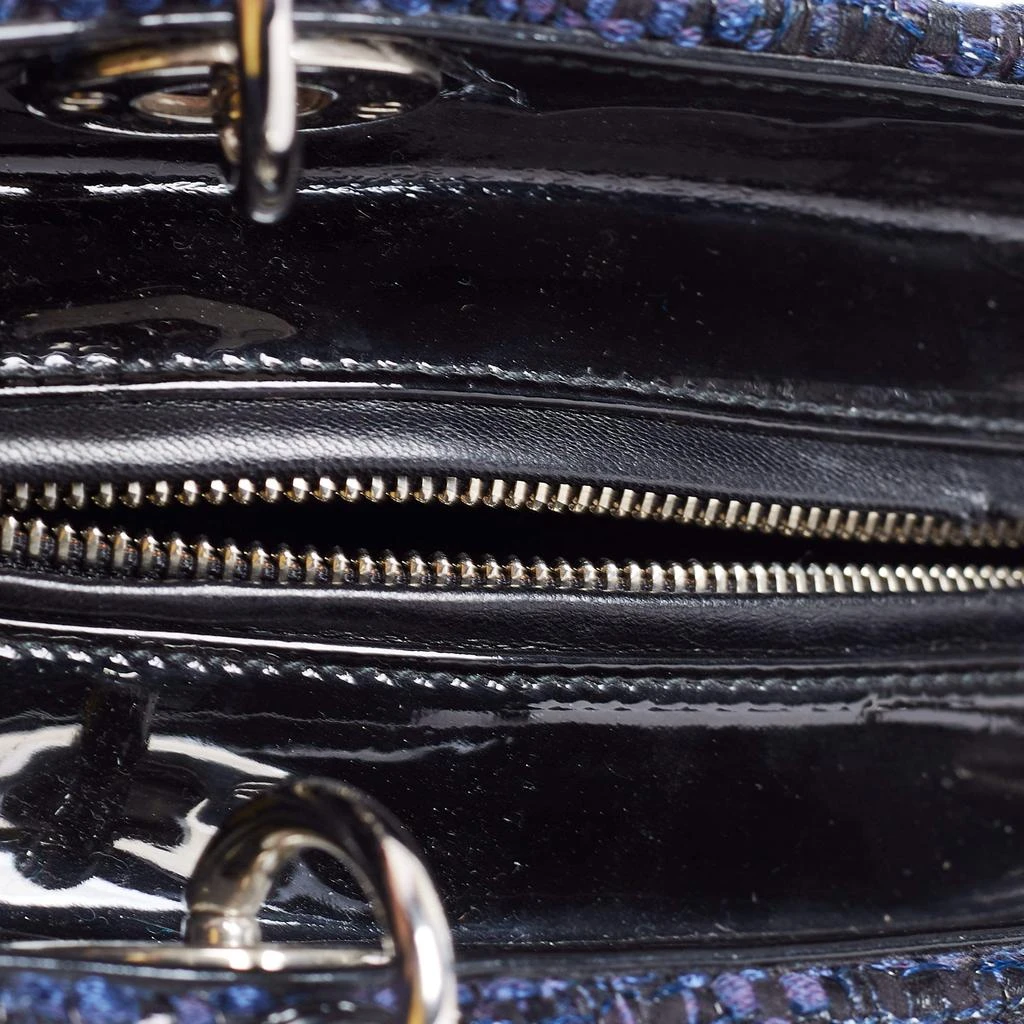 Dior Blue Tweed and Leather Medium Lady Dior Tote 商品