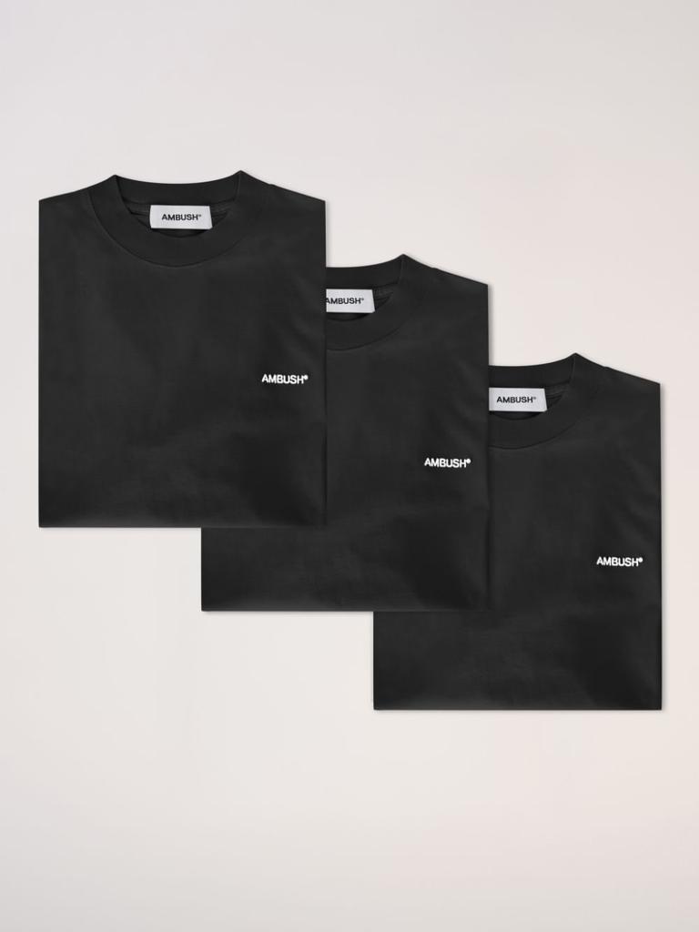 商品Ambush|AMBUSH Logo print t-shirt - 3 pack,价格¥2340,第7张图片详细描述