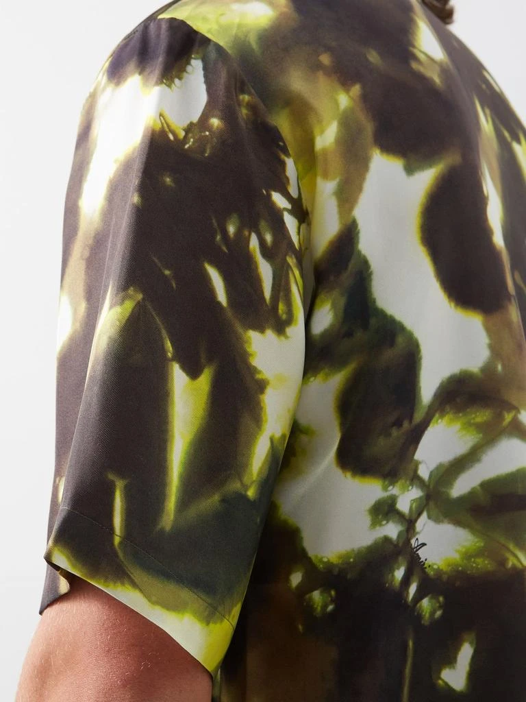 商品AMIRI|Camouflage-print silk short-sleeved shirt,价格¥3754,第4张图片详细描述