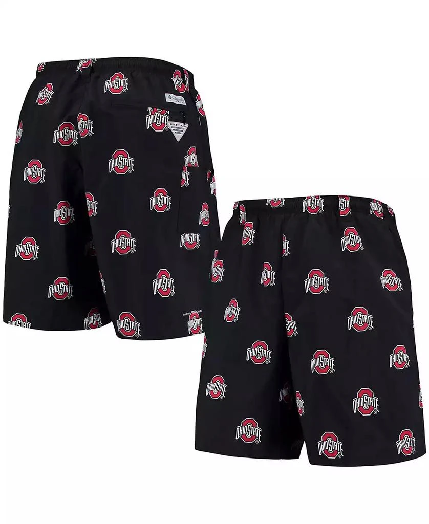 商品Columbia|Men's Black Ohio State Buckeyes Backcast II 8" Omni-Shade Hybrid Shorts,价格¥274,第1张图片