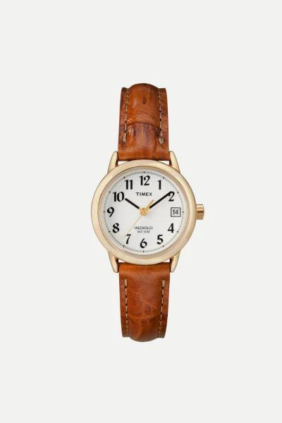 商品Timex|Timex Easy Reader 25mm Leather Strap Watch,价格¥371,第1张图片详细描述