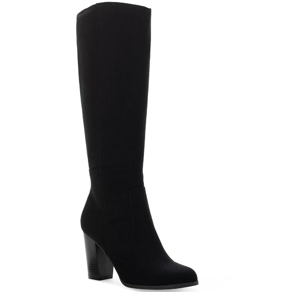 Style & Co. Womens Addyy Faux Suede Wide Calf Knee-High Boots商品第8张图片规格展示