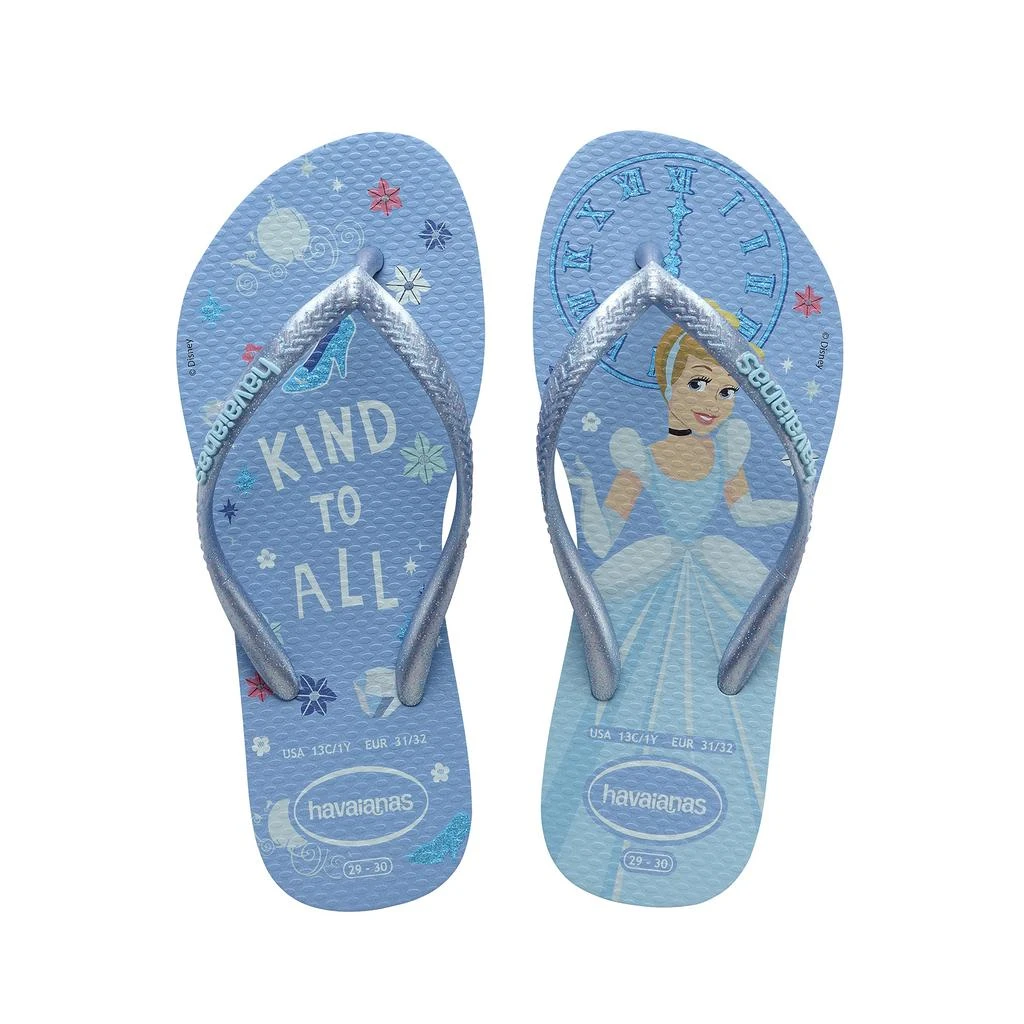 商品Havaianas|Slim Princess Disney Flip Flops (Toddler/Little Kid/Big Kid),价格¥171,第1张图片