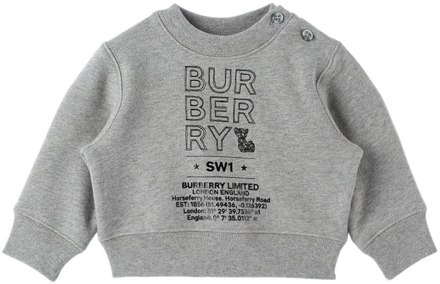商品Burberry|Baby Gray Joel Sweater,价格¥2657,第1张图片