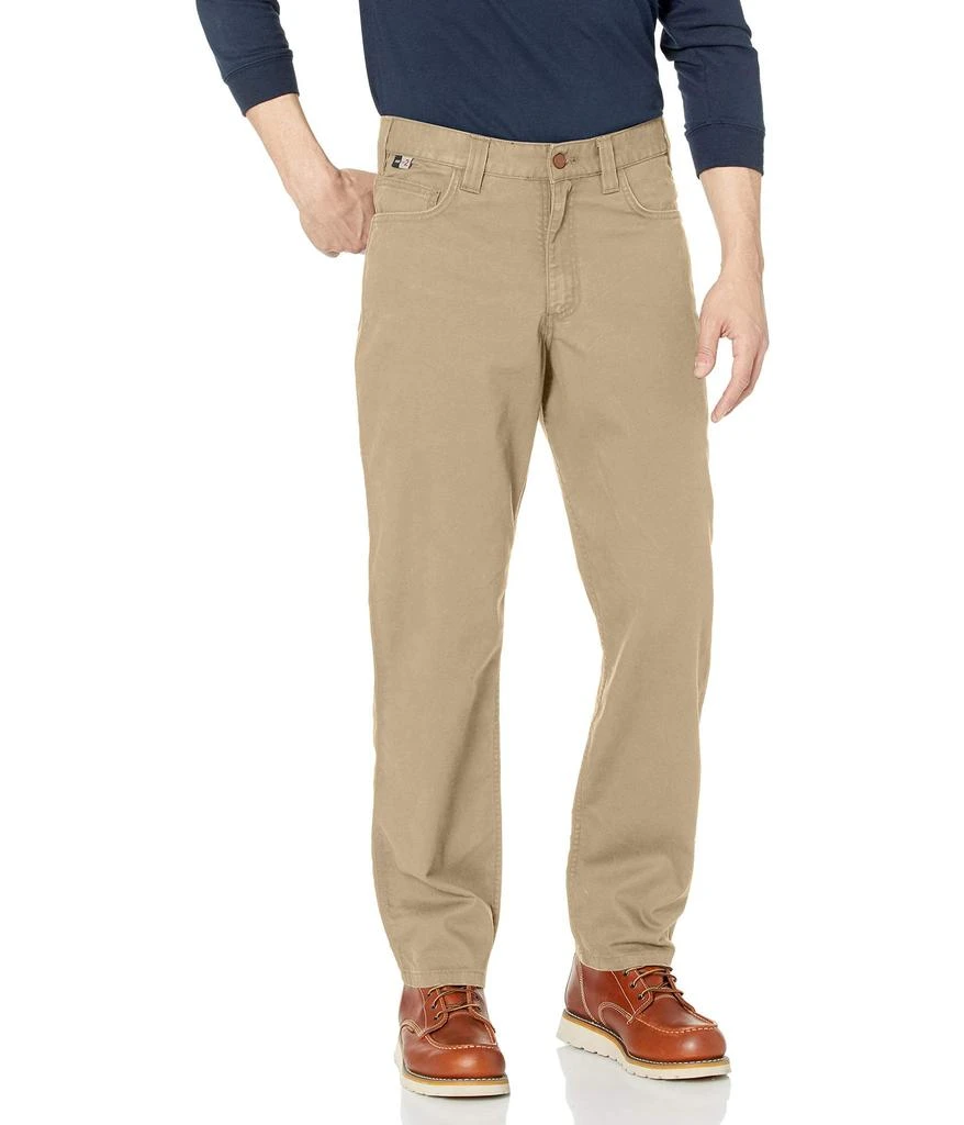 商品Carhartt|Flame-Resistant Rugged Flex® Relaxed Fit Canvas Five-Pocket Work Pants,价格¥735,第1张图片