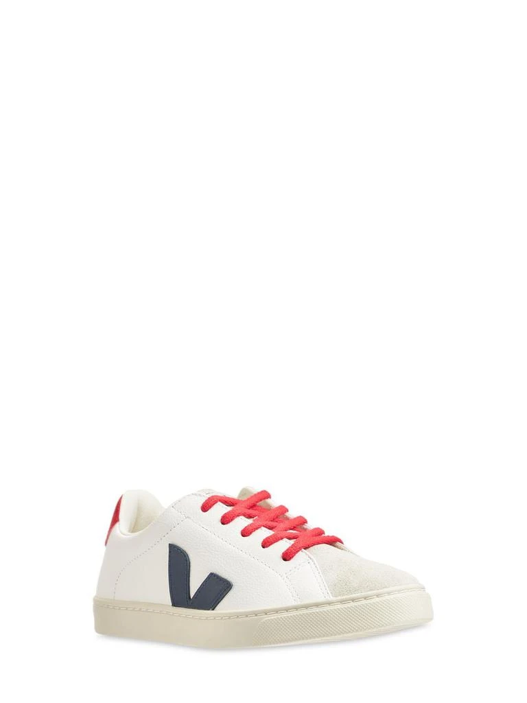 商品Veja|Chrome-free Leather Lace-up Sneakers,价格¥842,第2张图片详细描述