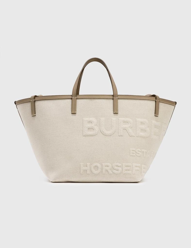 商品[二手商品] Burberry|Extra Large Embossed Logo Cotton Canvas Beach Tote,价格¥10900,第1张图片