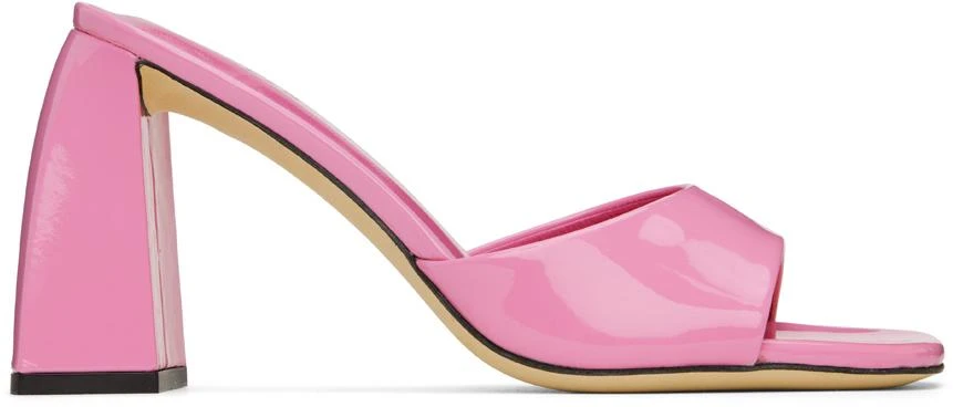 商品by FAR|Pink Michele Heeled Sandals,价格¥928,第1张图片