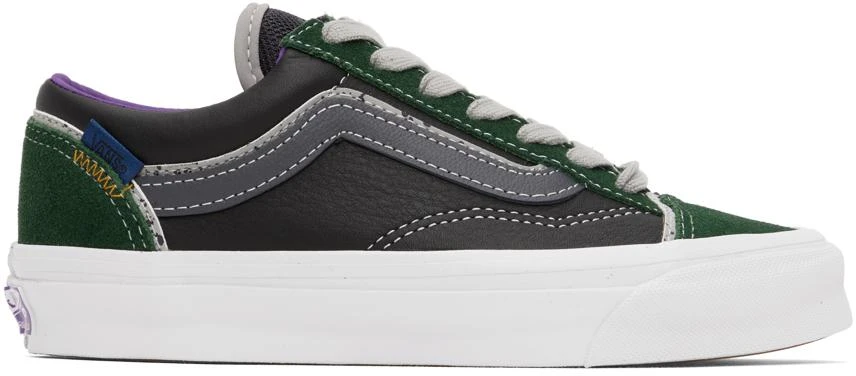 商品Vans|Black & Green OG Style 36 UI Sneakers,价格¥953,第1张图片