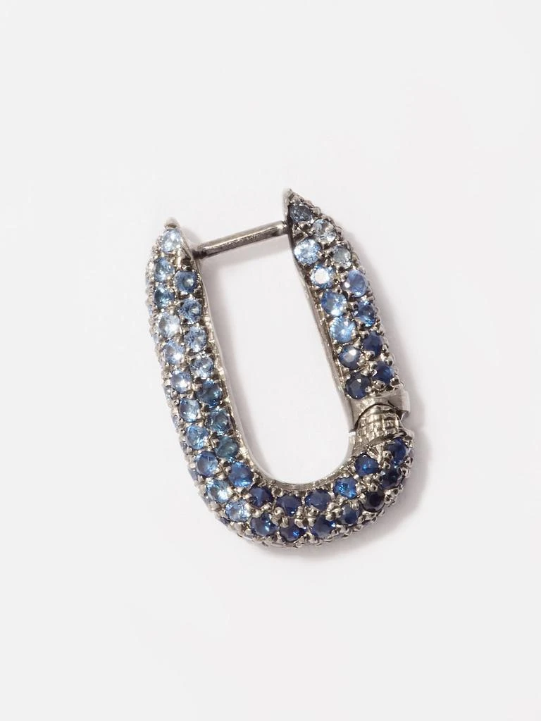 商品Selim Mouzannar|Link sapphire & sterling-silver single earring,价格¥14274,第5张图片详细描述