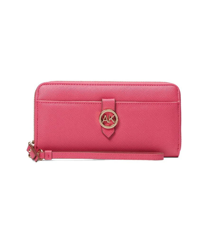 商品Anne Klein|Branded Slim Zip Wallet,价格¥143,第1张图片