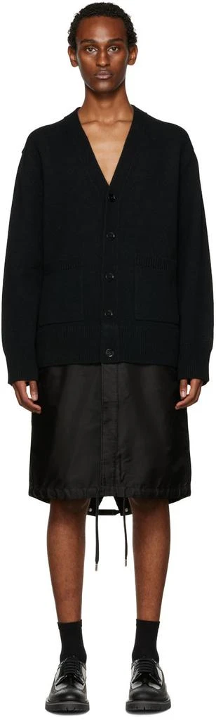 商品Burberry|Black Perren Cardigan,价格¥11439,第1张图片