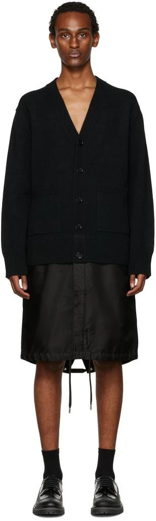 商品Burberry|Black Perren Cardigan,价格¥12192,第1张图片