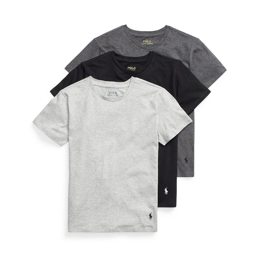商品Ralph Lauren|大童款 圆领T恤 纯棉 3件装,价格¥146,第1张图片