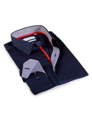 商品Levinas|Contemporary-Fit Dress Shirt,价格¥475,第1张图片
