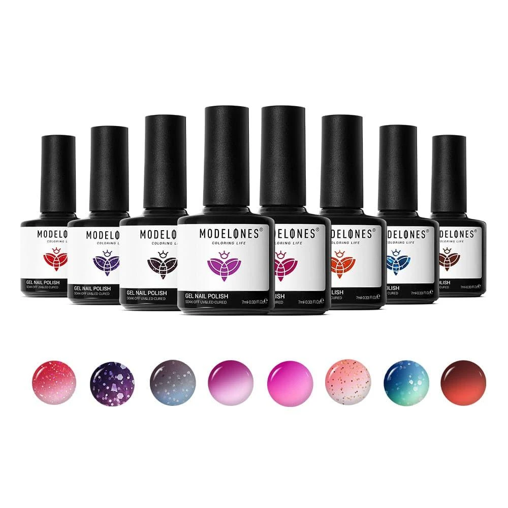 商品[国内直发] MODELONES|Magic Garden - 8Pcs Thermal Inspire Gel Set 7ml,价格¥163,第1张图片