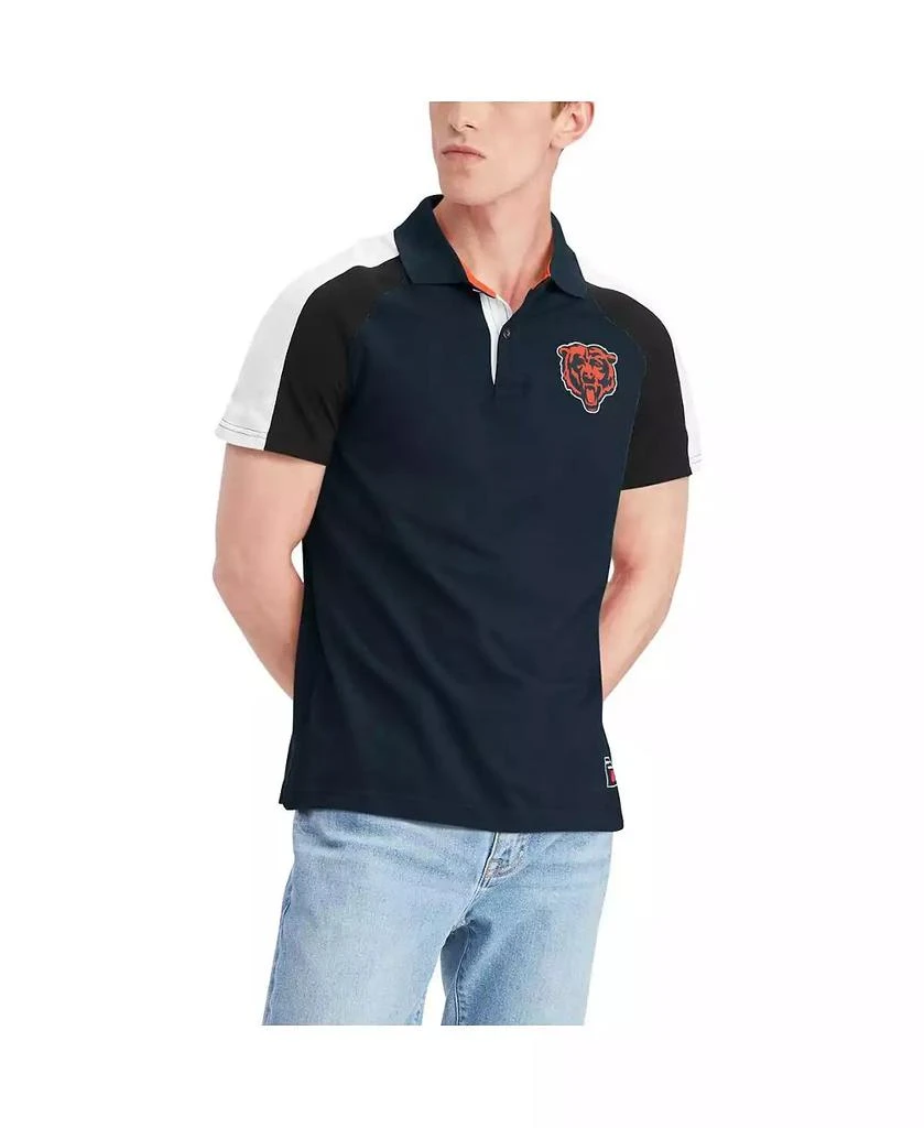 商品Tommy Hilfiger|Men's Navy, White Chicago Bears Holden Raglan Polo Shirt,价格¥402,第4张图片详细描述