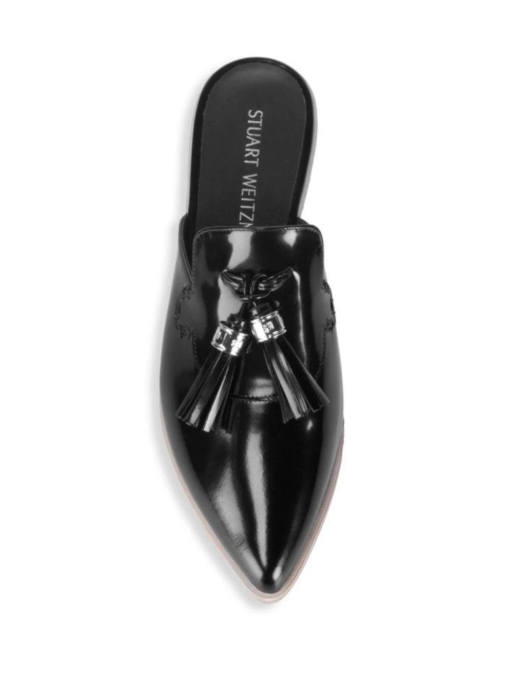 商品Stuart Weitzman|Slidealong 真皮穆勒鞋,价格¥3353,第4张图片详细描述