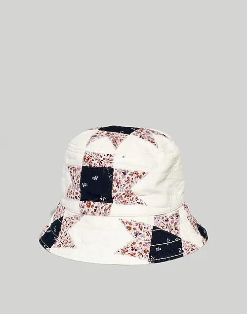 商品Madewell|Quilted Patchwork Bucket Hat,价格¥112,第1张图片详细描述