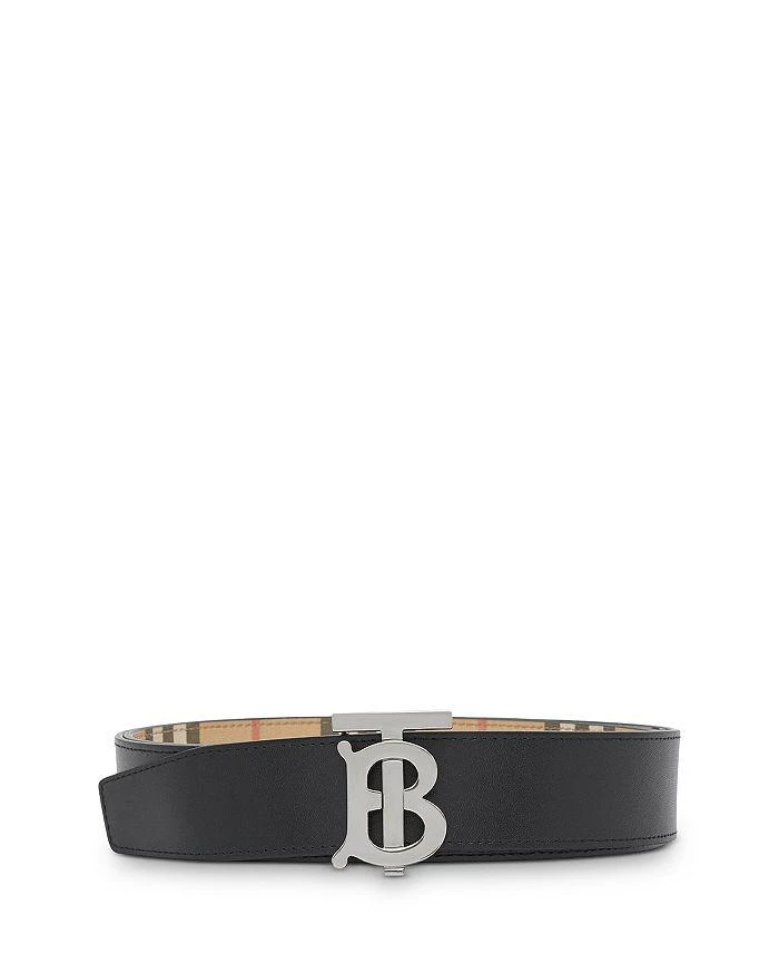 商品Burberry|Reversible Monogram Motif Vintage Check Belt,价格¥2892,第5张图片详细描述