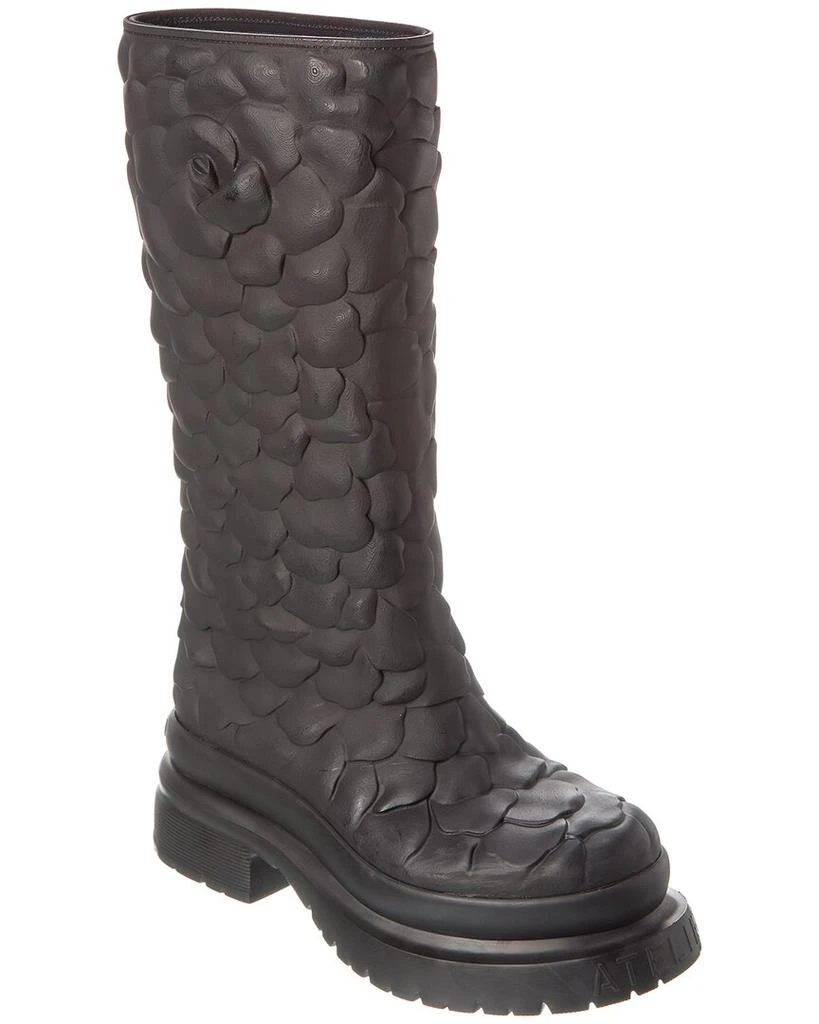 商品Valentino|Leather Knee-High Rain Boot,价格¥2976,第1张图片