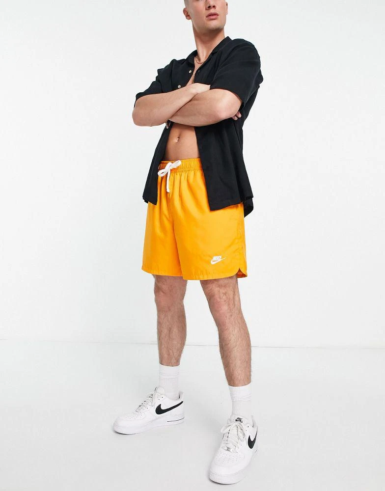 商品NIKE|Nike Sport Essentials woven lined shorts in orange ,价格¥176,第4张图片详细描述