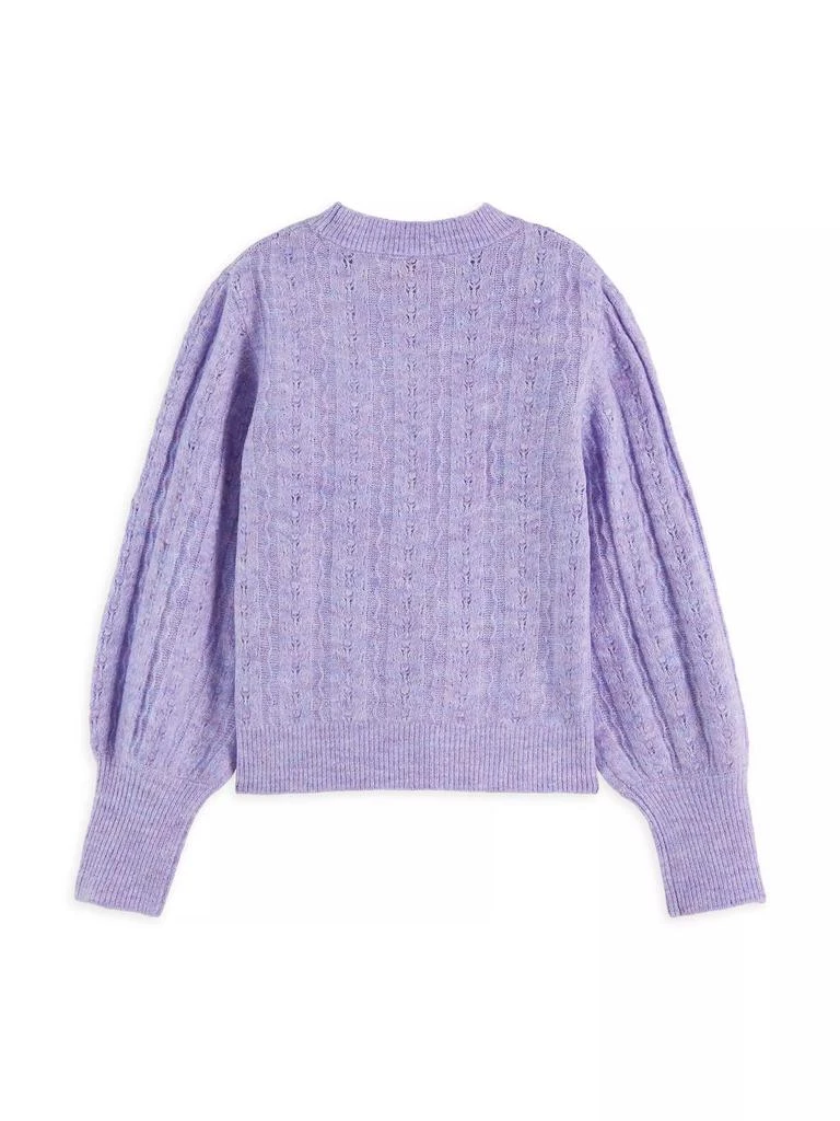 商品Scotch & Soda|Little Girl's & Girl's Voluminous Sleeve Sweater,价格¥396,第3张图片详细描述