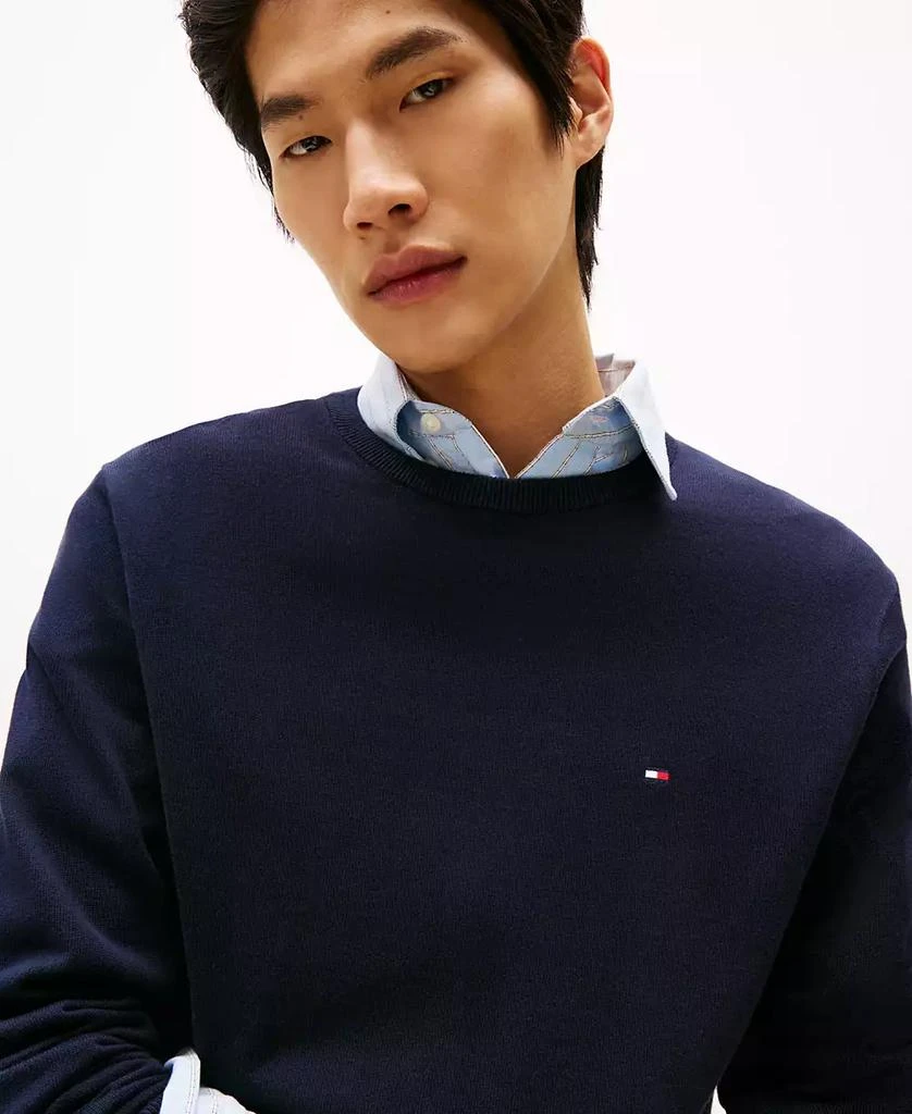 商品Tommy Hilfiger|纯棉圆领针织衫,价格¥410,第3张图片详细描述