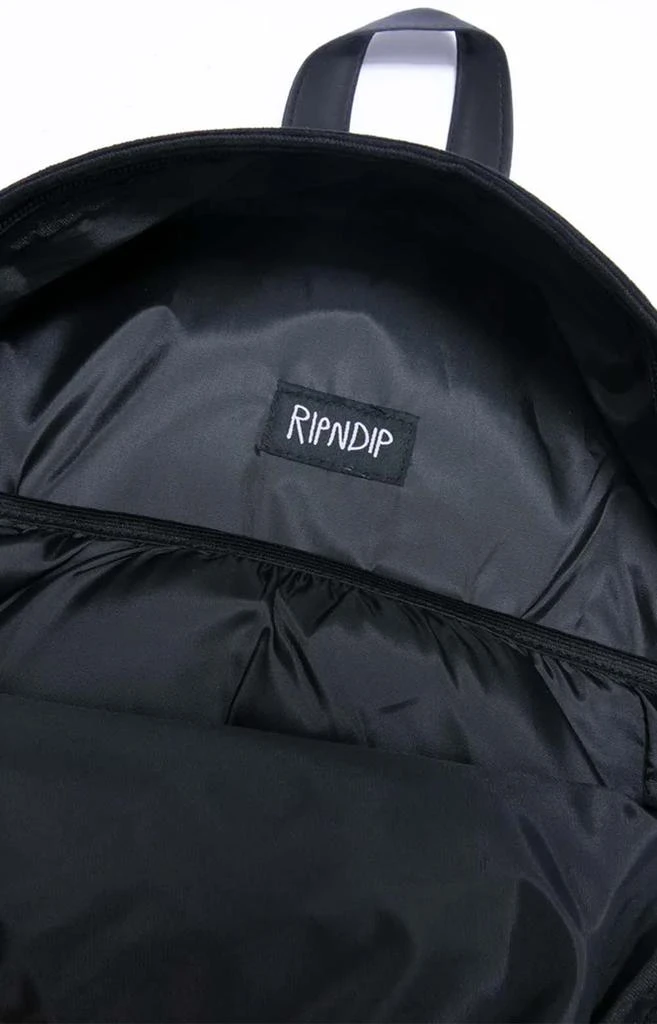 商品RIPNDIP|Lord Nermal Corduroy Backpack - Black,价格¥516,第2张图片详细描述