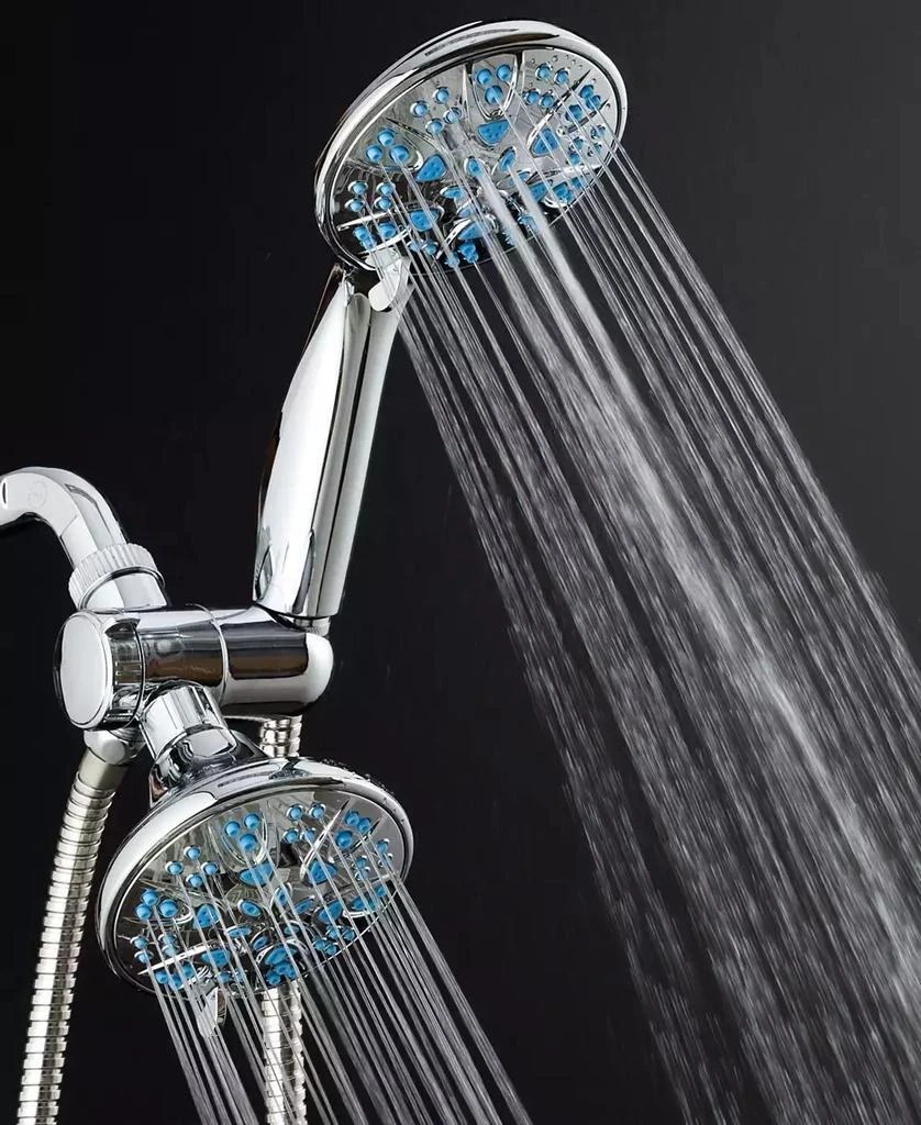 Antimicrobial 30-setting Shower Combo, Aqua Blue Jets 商品