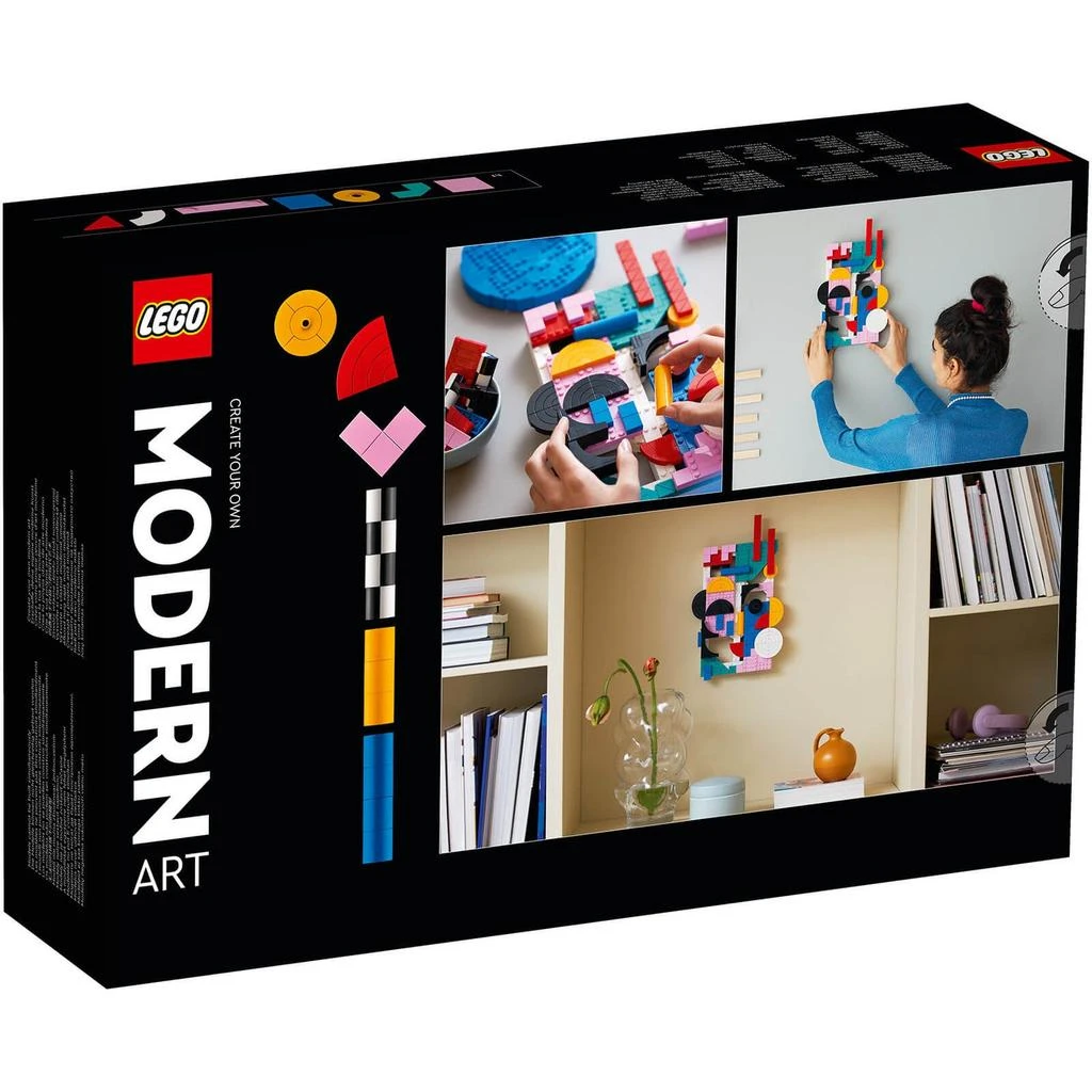 商品LEGO|LEGO ART Modern Art Colourful Abstract Wall Canvas Set 31210,价格¥497,第3张图片详细描述