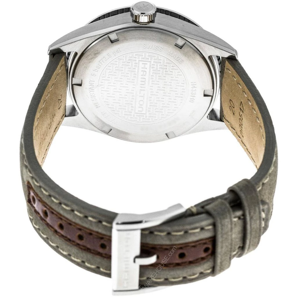 商品Hamilton|Hamilton Men's Watch - Broadway Day Date Quartz White Dial Grey Strap | H43311915,价格¥1964,第3张图片详细描述