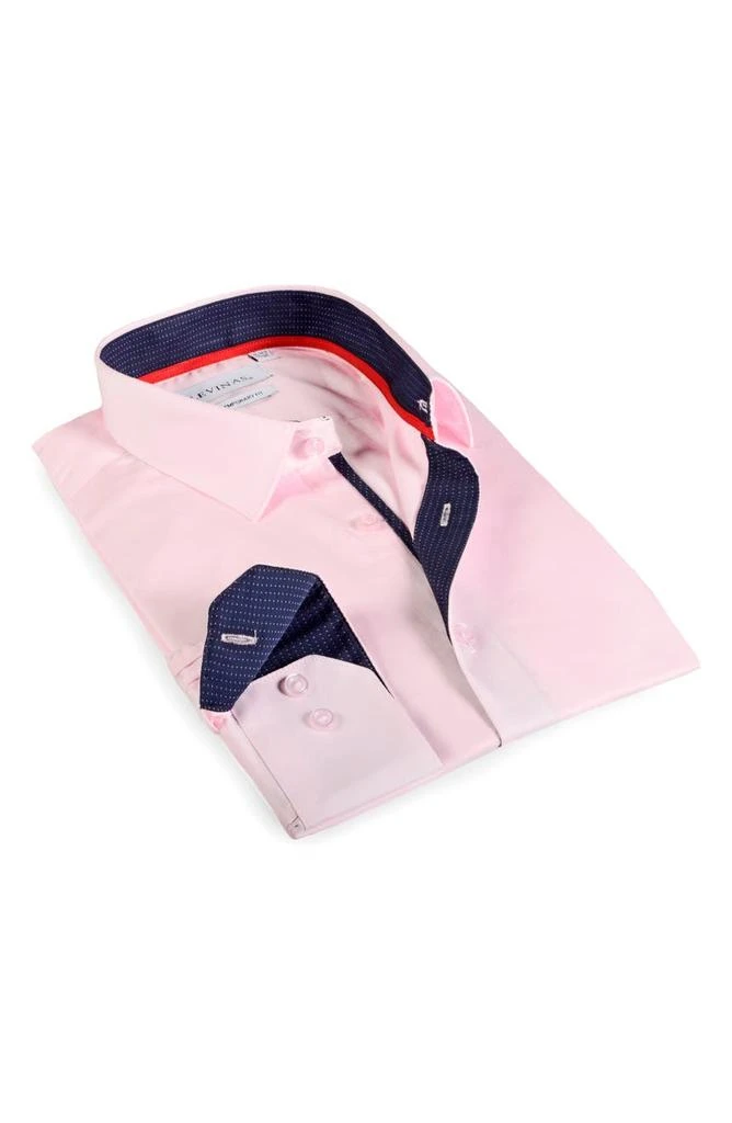 商品Levinas|Contemporary Fit Solid Dress Shirt,价格¥328,第1张图片