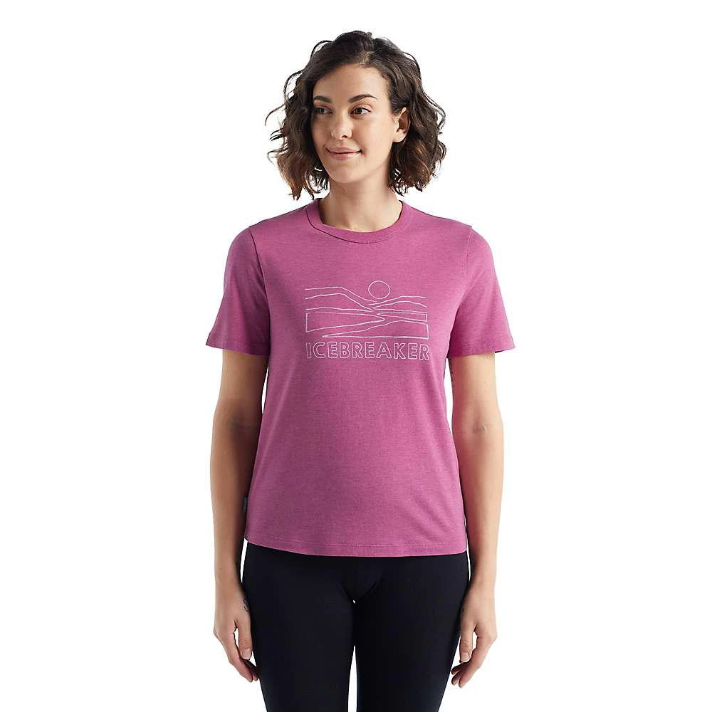 商品Icebreaker|Women's Central SS Tee - Icebreaker Sunset,价格¥263,第1张图片