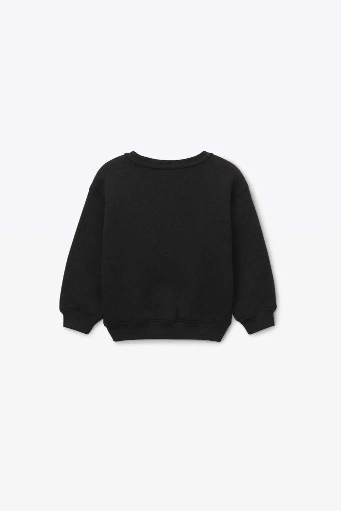 商品Alexander Wang|KIDS LOGO SWEATSHIRT IN ESSENTIAL TERRY,价格¥529,第5张图片详细描述