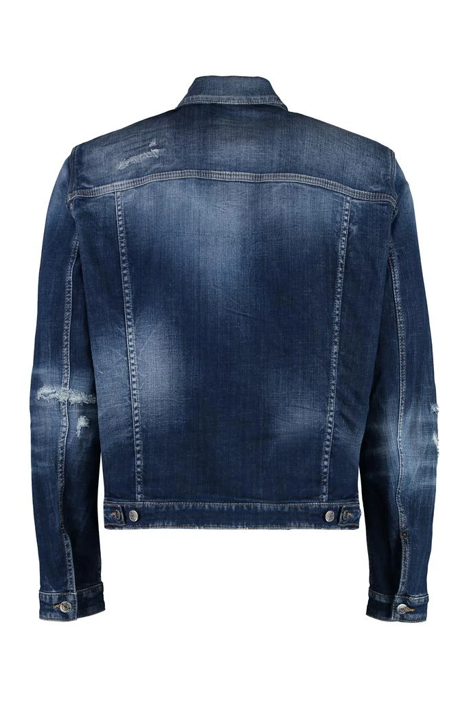 商品DSQUARED2|DAN DESTROYED DENIM JACKET,价格¥3439,第2张图片详细描述