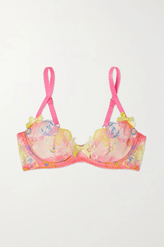 商品L'Agent by Agent Provocateur|Zuri 刺绣绢网带钢圈软杯文胸  - 32A,价格¥315,第1张图片