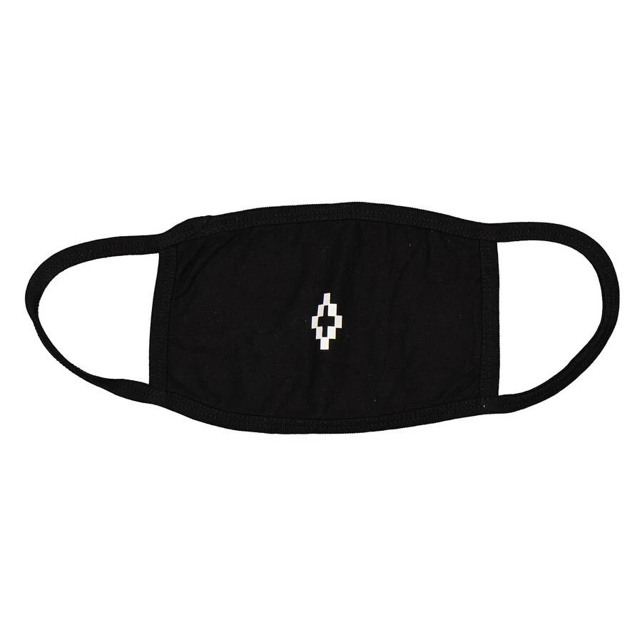 商品Marcelo Burlon|Marcelo Burlon Cross Face Mask In Black/White,价格¥293,第1张图片