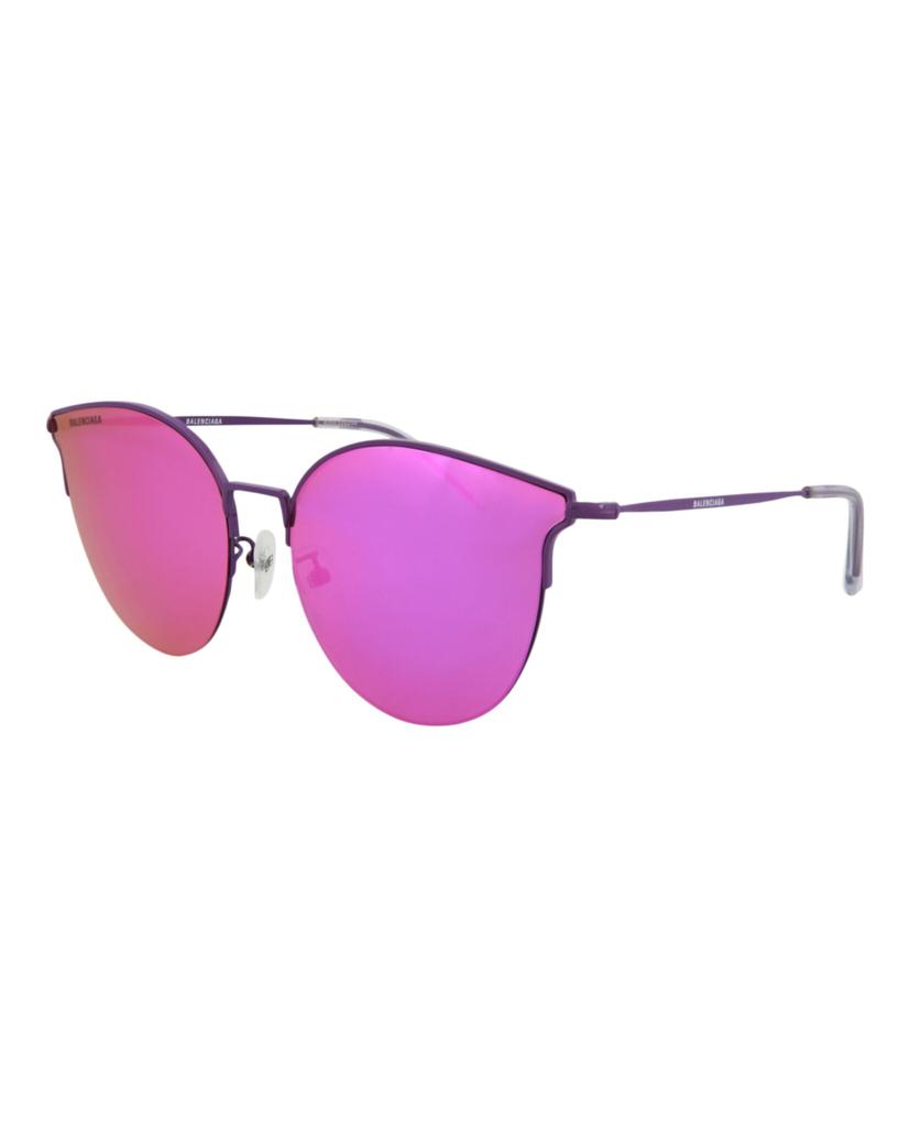 Balenciaga Cat-Eye Frame Metal Sunglasses商品第2张图片规格展示