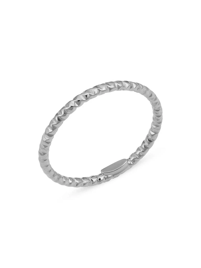 商品Oradina|14K White Solid Gold Skyline Ring,价格¥742,第1张图片